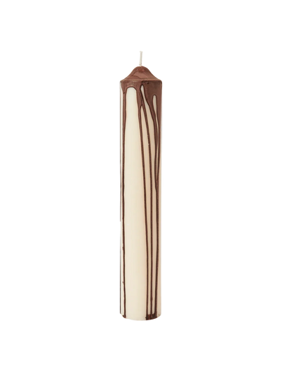 Dryp Pillar Candle - H30 - Dark Chocolate