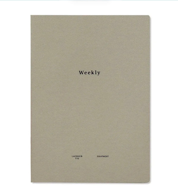Laconic Style Notebook - Weekly
