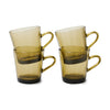 HKliving - 70s glassware: coffee cup - mud brown