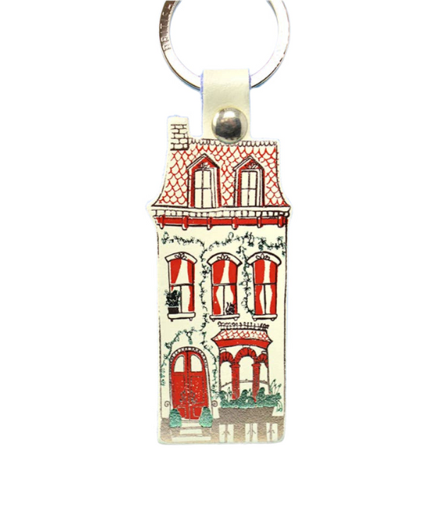 Dolls House Key Fob - Cream