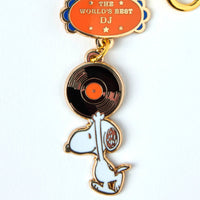Peanuts World's Best DJ Keyring