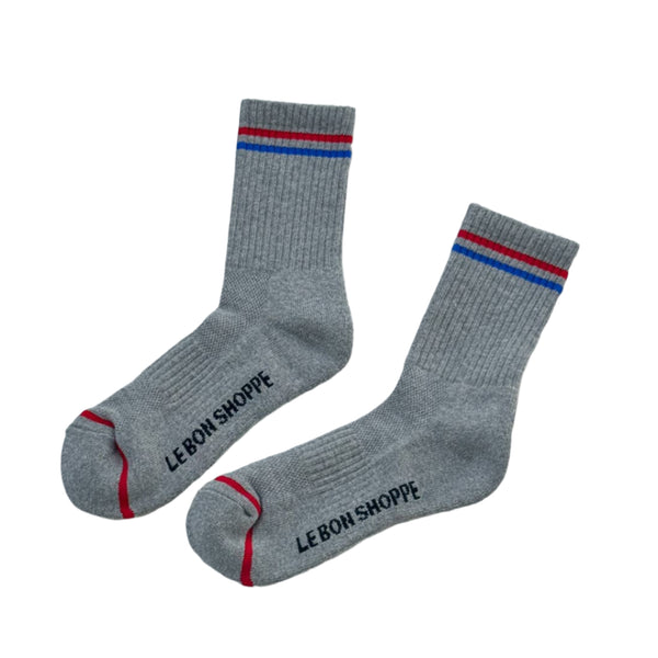 Boyfriend Socks - True Grey