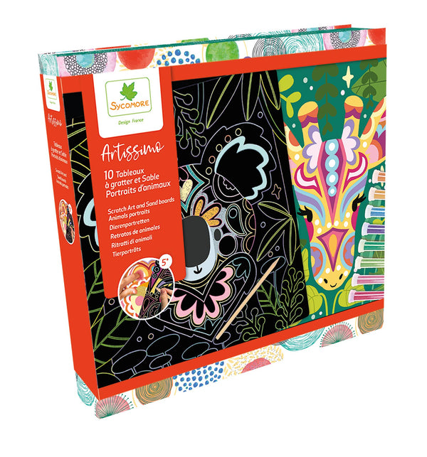 XL Multi Activities - Scratch Art Sand