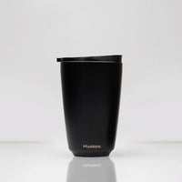 HuskeeSteel Cup & Lid - Black 8oz