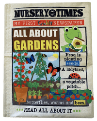 Nursery Times Crinkly Newspaper - All About Gardens