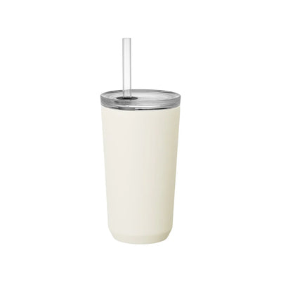 TO GO TUMBLER 480ml with straw - White