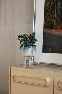 Retro Flower Pot - Glacier