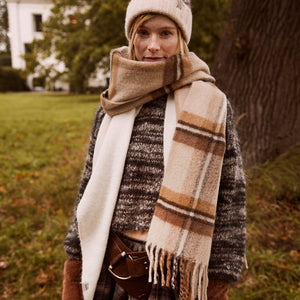 Lorianti Scarf - Light Brown