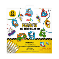 Ooly x Peanuts - DIY Shrink Art Kit & 6 Mini Paint Markers