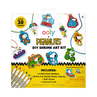 Ooly x Peanuts - DIY Shrink Art Kit & 6 Mini Paint Markers