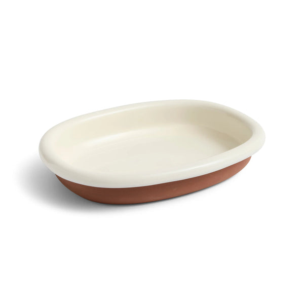 Barro Oval Dish - Small - Off White