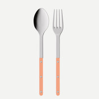 Bistrot Solid 2 Piece Serving Set - Nude Pink