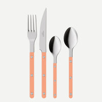Bistrot Solid 4 Pieces Cutlery Set - Nude Pink