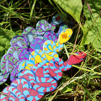 Snake Bookmark - Dark Red