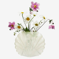 Madam Stoltz  - Glass Vase in Cream
