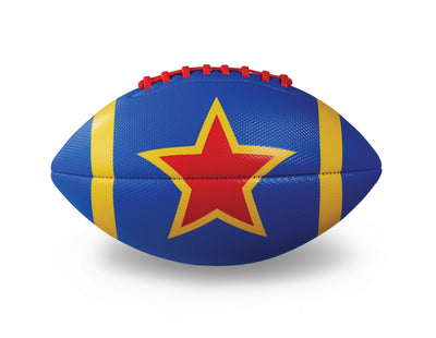 Crocodile Creek Soft Football / Rugby Style Ball Red Star