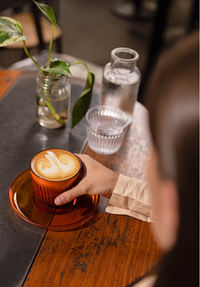 HuskeeRenew Cup & Lid - Amber 8oz