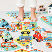 Cross Roads - Wooden Taxi Toy