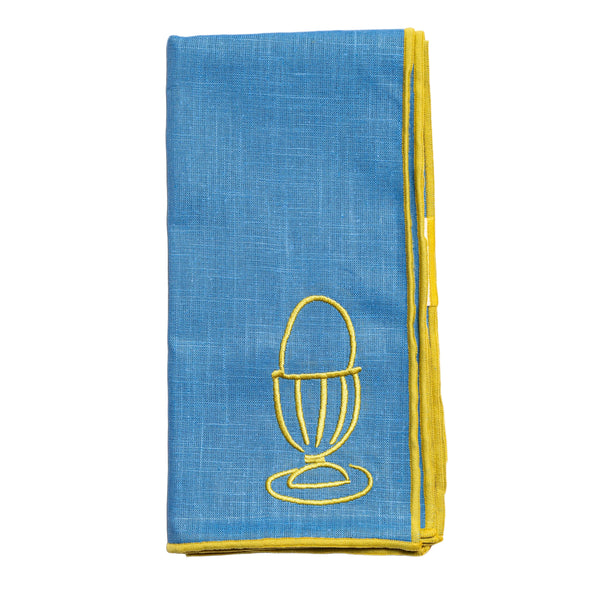 Linen Blend Napkins - Egg (Set of 2)