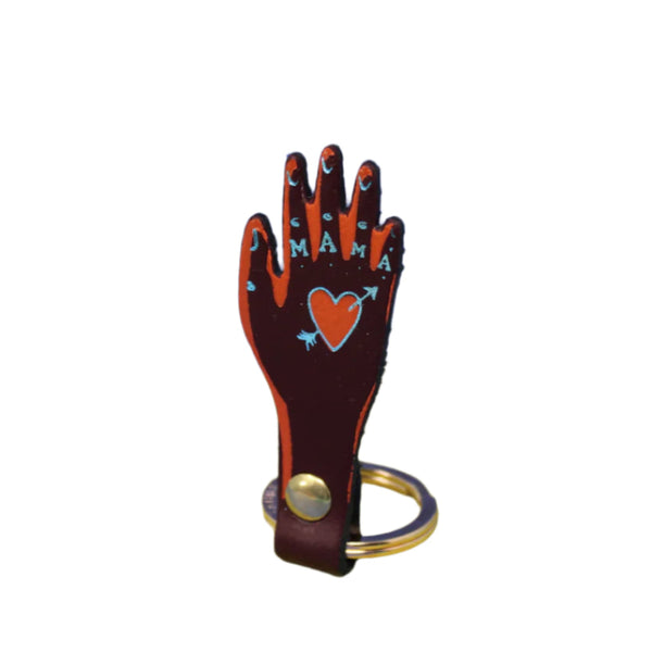 Mama Key Fob - Oxblood