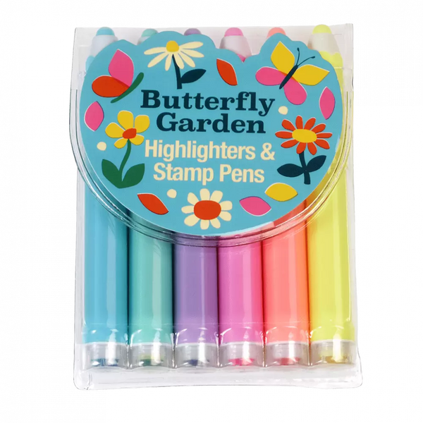 Highlighters & Stamp Pens - Butterfly