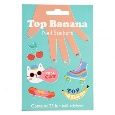 Top Banana Nail Stickers