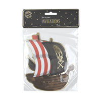 Pirate Invitations - Set Of 8