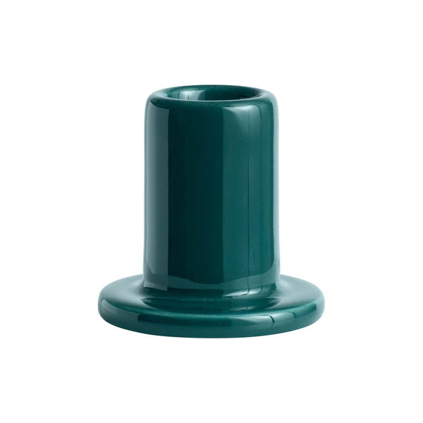 Tube Candleholder - Small - Dark Green