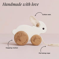 Pull Along Hopping Bunny Rabbit