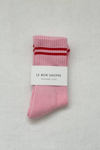 Le Bon Shoppe - Boyfriend Socks - Amour Pink