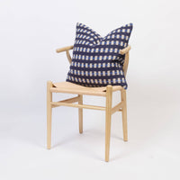 Cotton Woven Throw Pillow/Cushion Cover: Hila Cobalt