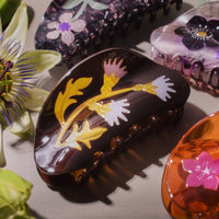 Milk Thistle Hair Claw Clip