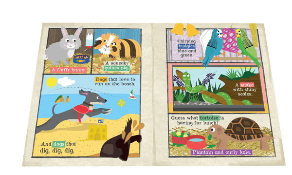 Crinkly Cloth Newspaper - We Love Our Pets