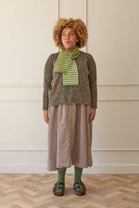 Fine Merino Wool Socks - Green: UK 8-11