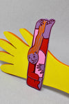 Ark Colour Design - Farted in Yoga Bookmark: Red