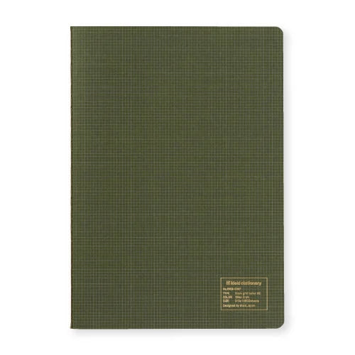 2mm Grid Notes A5 - Olive Drab