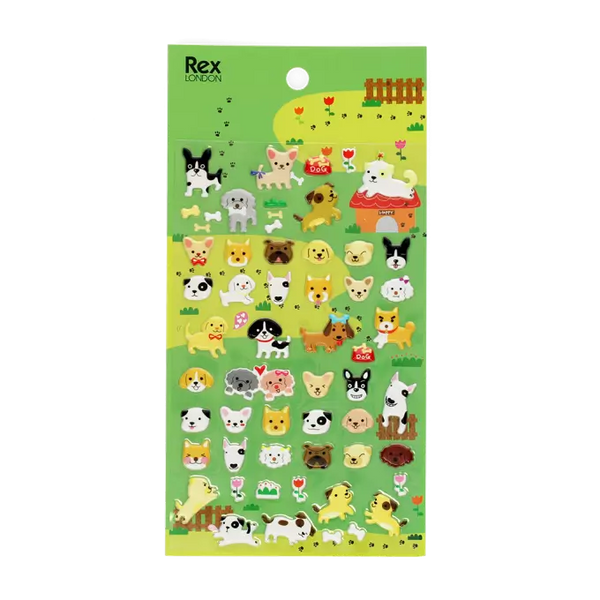 3D Puffy Stickers - Dogs