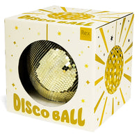 Hanging disco ball (20cm) - Gold