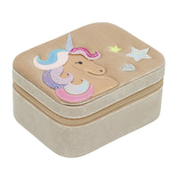 Velvet Unicorn Jewellery Box