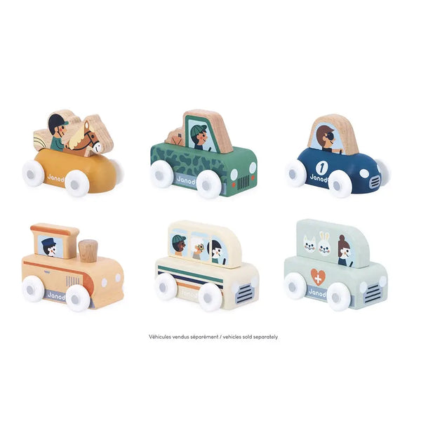 Cross Roads - Wooden Bus Toy