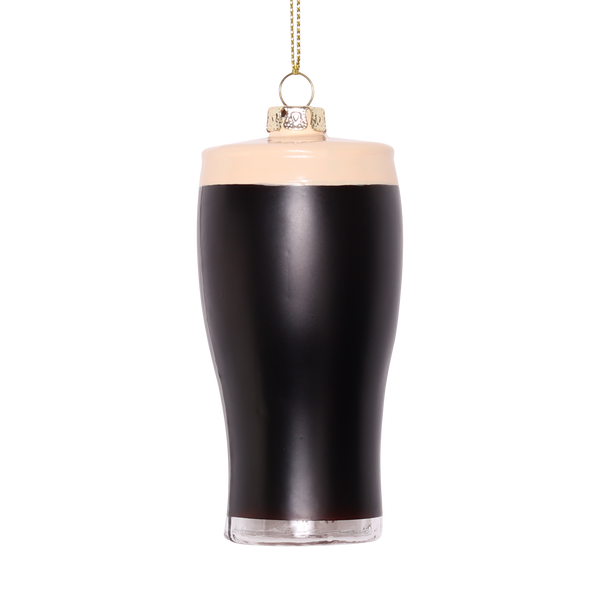 Stout Glass Decoration, 8cm