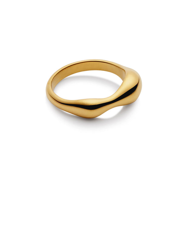 Fluid Band Ring - Gold