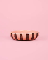 Large Ceramic Grater Plate & Spoon - Chocolate