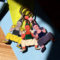 Feeling Strong Key Fob - Pink
