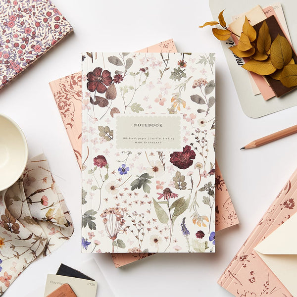 Hierloom Pressed Flower Notebook