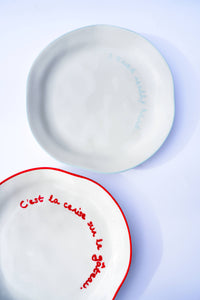 Statement Plate - 'C'est la cerise sur le gateau'