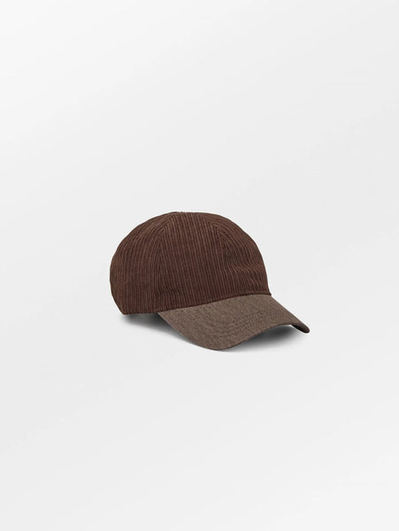 Corduroy Malvi Cap - hot fudge brown