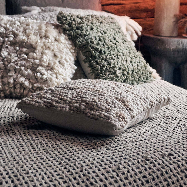 Lando Textured Shaggy Cushion