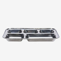 Madam Stoltz - Stainless Steel Food Tray