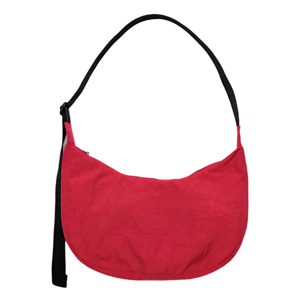 Baggu Candy Apple Medium Nylon Crescent Bag